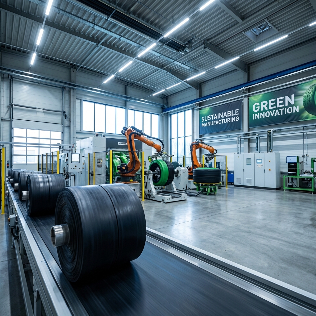 Green tire manufacturing and sustainable rubber